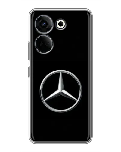 Чехол для TECNO Camon 20 Pro с картинкой «Mercedes классический лого»
