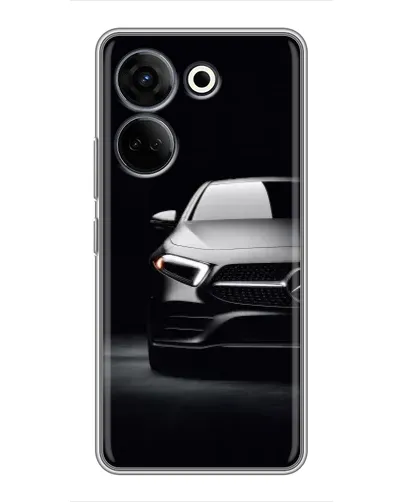 Чехол для TECNO Camon 20 Pro с картинкой «Свет фар Mercedes»