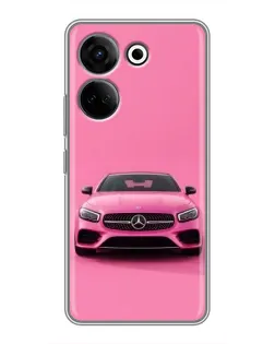Чехол для TECNO Camon 20 Pro с картинкой «Розовый Mercedes AMG» Чехол для TECNO Camon 20 Pro с картинкой «Розовый Mercedes AMG»