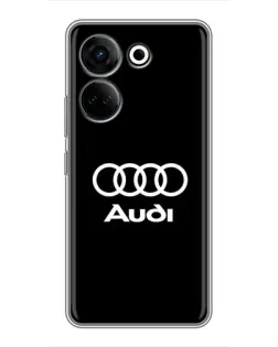 Чехол для TECNO Camon 20 Pro с картинкой «Классическое лого Audi»