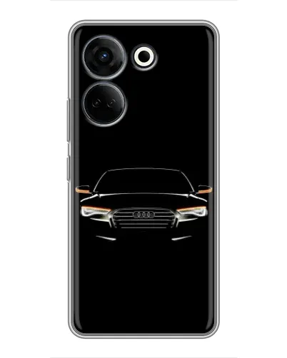 Чехол для TECNO Camon 20 Pro с картинкой «Audi — ночной контур»