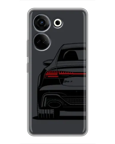 Чехол для TECNO Camon 20 Pro с картинкой «Задняя часть Audi — арт»