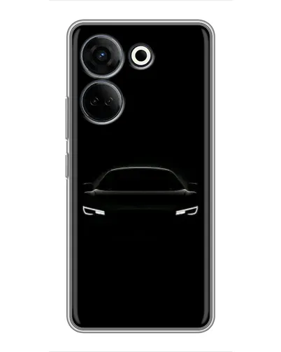 Чехол для TECNO Camon 20 Pro с картинкой «Взгляд Audi в темноте»