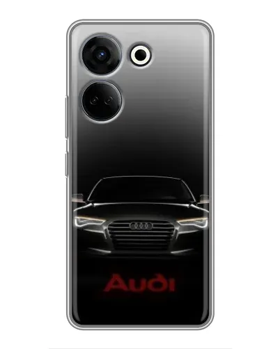 Чехол для TECNO Camon 20 Pro с картинкой «Audi — градиентный контур»