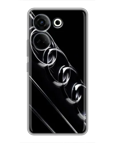 Чехол для TECNO Camon 20 Pro с картинкой «Audi — абстрактные кольца»