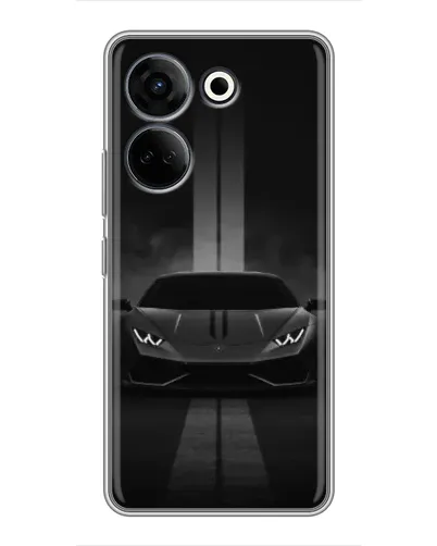 Чохол для TECNO Camon 20 Pro з картинкою «Lamborghini симетрія доріг»