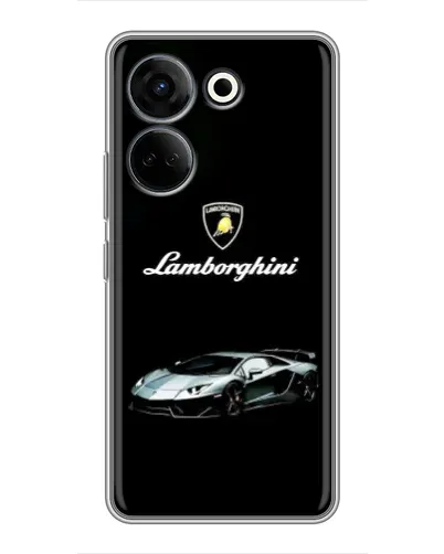 Чохол для TECNO Camon 20 Pro з картинкою «Логотип Lamborghini класика»