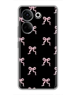 Чехол для TECNO Camon 20 Pro с картинкой «Бант-цветок»