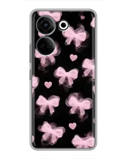 Чехол для TECNO Camon 20 Pro с картинкой «Геометрия банта»