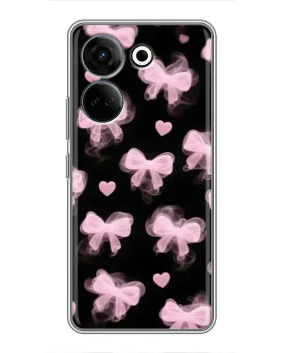 Чехол для TECNO Camon 20 Pro с картинкой «Геометрия банта»