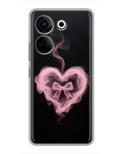 Чехол для TECNO Camon 20 Pro с картинкой «Дымчатое сердце»
