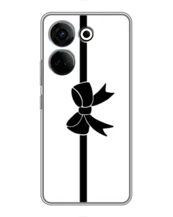 Чехол для TECNO Camon 20 Pro с картинкой «Вертикальный бант»