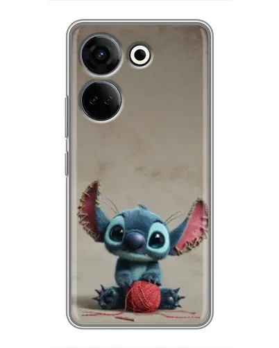 Чехол для TECNO Camon 20 Pro с картинкой «Стич на коричневом фоне» Чехол для TECNO Camon 20 Pro с картинкой «Стич на коричневом фоне»