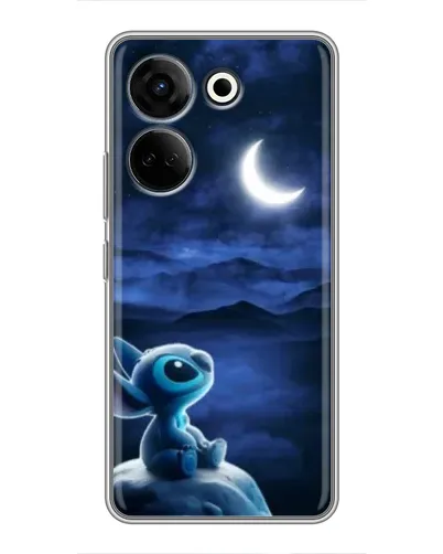Чехол для TECNO Camon 20 Pro с картинкой «Лунная ночь Стича» Чехол для TECNO Camon 20 Pro с картинкой «Лунная ночь Стича»