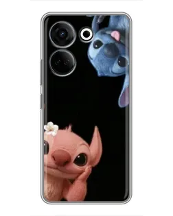Чехол для TECNO Camon 20 Pro с картинкой «Фиолетовый туман роз»