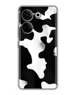 Чехол для TECNO Camon 20 Pro с картинкой «Черно-белое пятно»