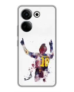 Чехол для TECNO Camon 20 Pro с картинкой «Акварельный Месси Барселона» Чехол для TECNO Camon 20 Pro с картинкой «Акварельный Месси Барселона»