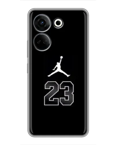 Чохол для TECNO Camon 20 з картинкою «Jordan Flight 23»