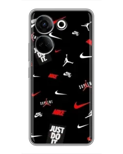 Чохол для TECNO Camon 20 з картинкою «Nike Mix Pattern»