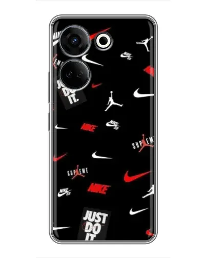 Чохол для TECNO Camon 20 з картинкою «Nike Mix Pattern»