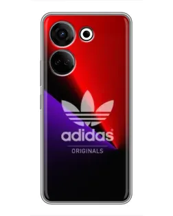 Чохол для TECNO Camon 20 з картинкою «Adidas Red Neon»