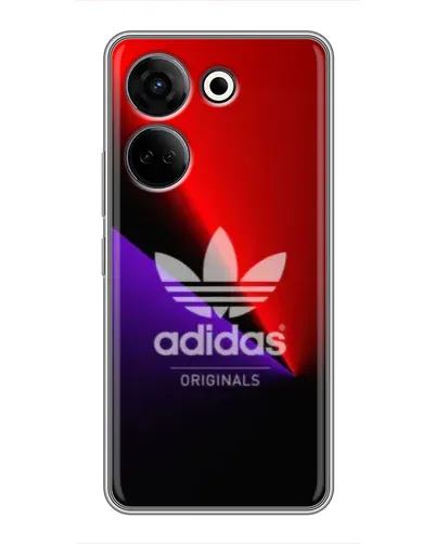 Чохол для TECNO Camon 20 з картинкою «Adidas Red Neon»