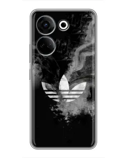 Чохол для TECNO Camon 20 з картинкою «Абстрактний дим Adidas»