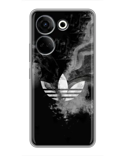 Чохол для TECNO Camon 20 з картинкою «Абстрактний дим Adidas»