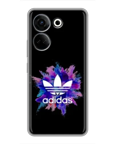 Чохол для TECNO Camon 20 з картинкою «Вибух фарб Adidas»