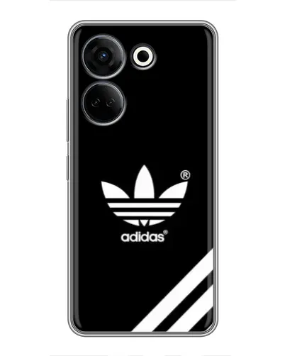 Чохол для TECNO Camon 20 з картинкою «Adidas з діагональними смугами»