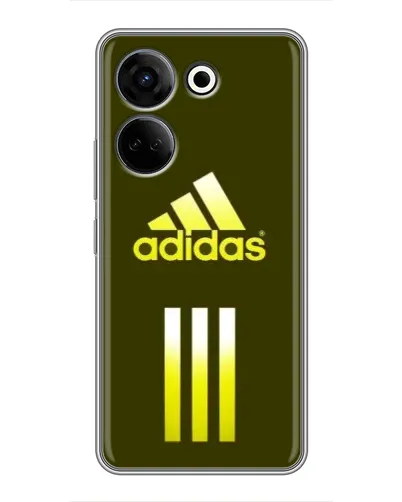 Чохол для TECNO Camon 20 з картинкою «Оливковий градієнт Adidas»