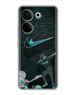 Чохол для TECNO Camon 20 з картинкою «Спортивний арт Nike»