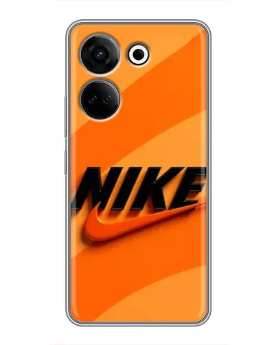 Чохол для TECNO Camon 20 з картинкою «Помаранчевий драйв Nike»