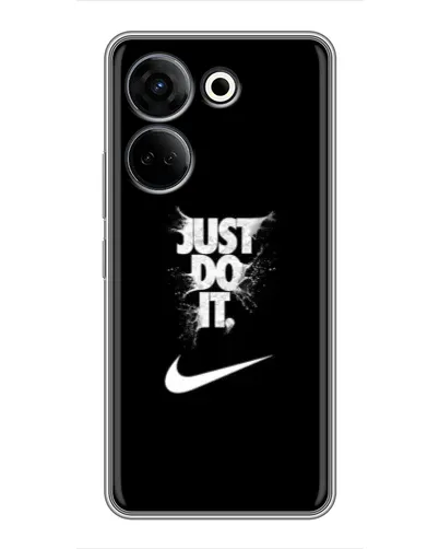 Чохол для TECNO Camon 20 з картинкою «Текстовий принт Nike»