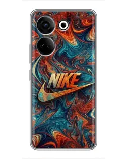 Чохол для TECNO Camon 20 з картинкою «Nike в абстракції»