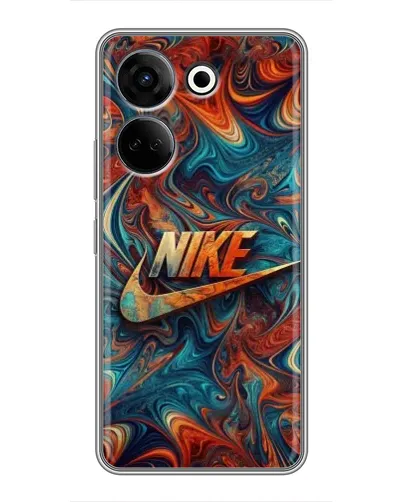 Чохол для TECNO Camon 20 з картинкою «Nike в абстракції»