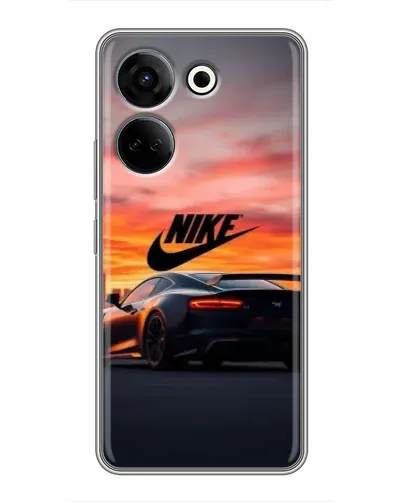 Чохол для TECNO Camon 20 з картинкою «Nike та суперкар»