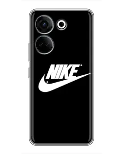 Чохол для TECNO Camon 20 з картинкою «Мазки фарби Nike»