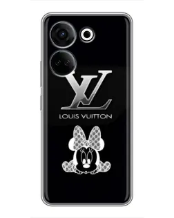 Чехол для TECNO Camon 20 с картинкой «LV и Минни Маус»