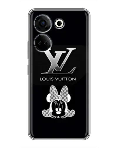 Чехол для TECNO Camon 20 с картинкой «LV и Минни Маус»