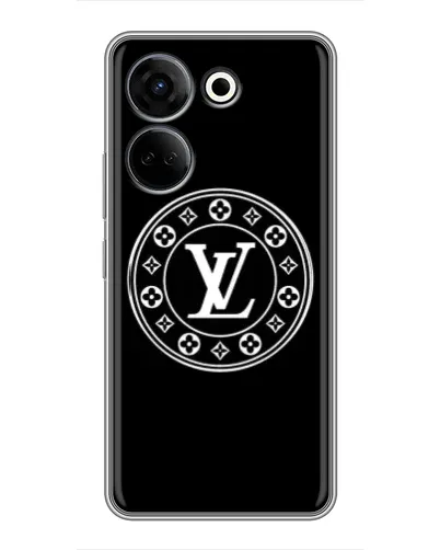 Чехол для TECNO Camon 20 с картинкой «LV — печать стиля»