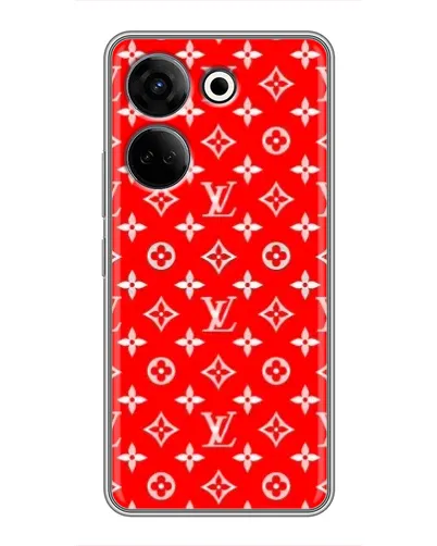 Чехол для TECNO Camon 20 с картинкой «Яркий паттерн LV»