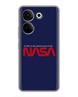 Чехол для TECNO Camon 20 с картинкой «NASA — глубокий космос»