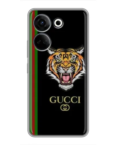 Чехол для TECNO Camon 20 с картинкой «Тигр Gucci»