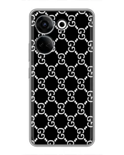 Чохол для TECNO Camon 20 з картинкою «Gucci — сітчастий паттерн»