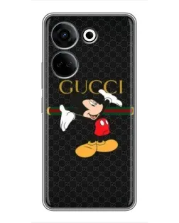 Чехол для TECNO Camon 20 с картинкой «Микки Маус Gucci»