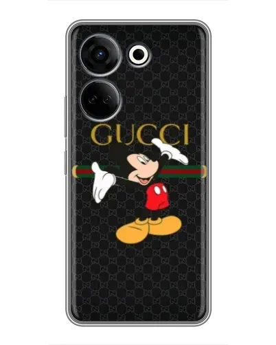 Чехол для TECNO Camon 20 с картинкой «Микки Маус Gucci»