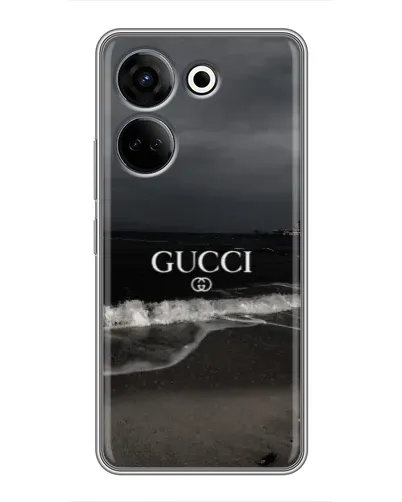 Чехол для TECNO Camon 20 с картинкой «Gucci — морской прибой»