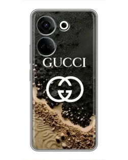 Чехол для TECNO Camon 20 с картинкой «Gucci — песчаные дюны»