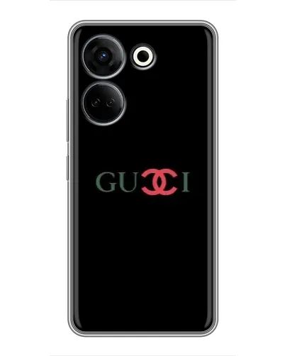 Чехол для TECNO Camon 20 с картинкой «Gucci — красный градиент»